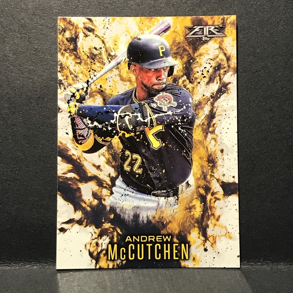 2016 Topps Update FIRE Insert # F-13 Andrew Mccutchen Pittsburgh Pirates